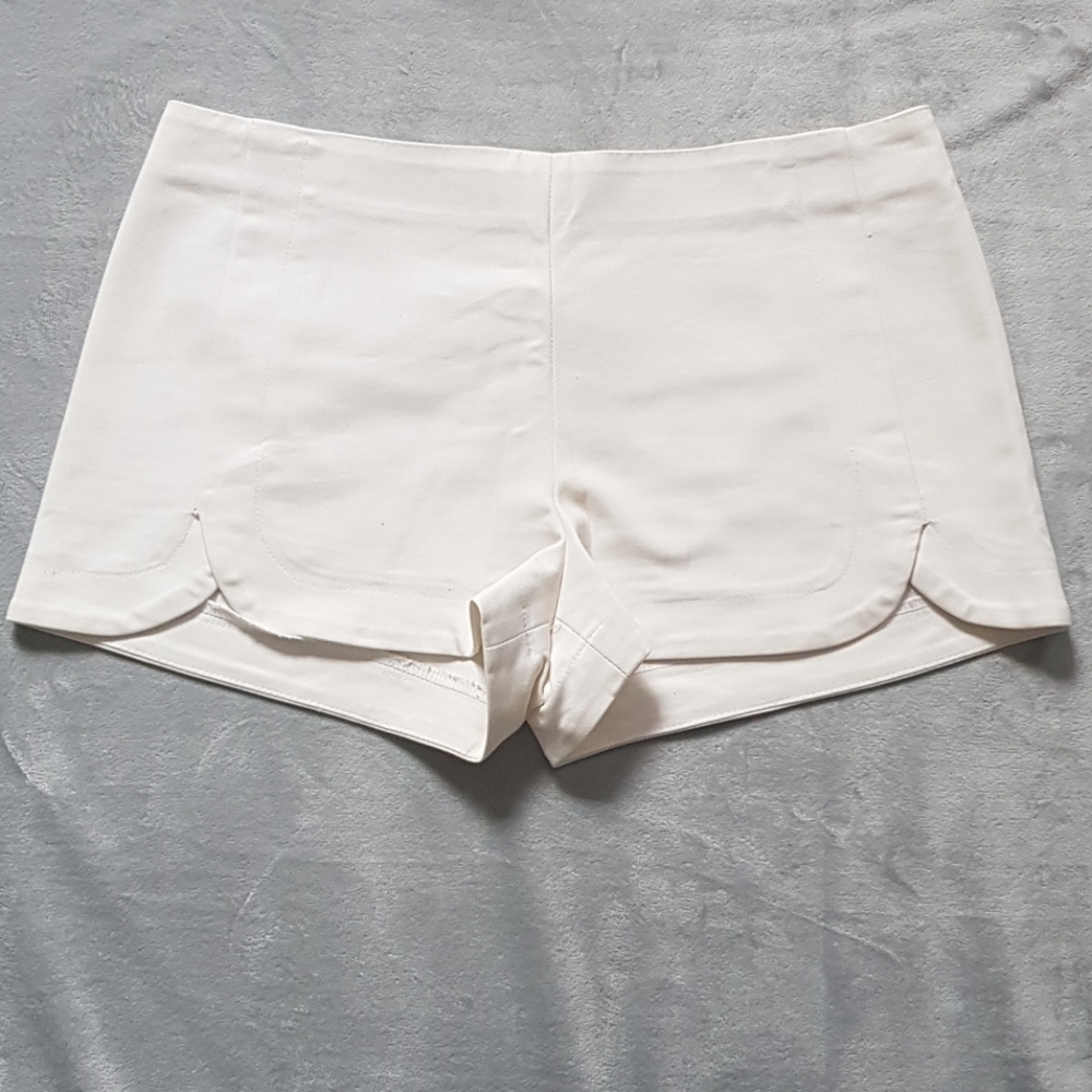 ZARA Basic White Shorts
